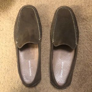 Donald J Pliner suede loafer